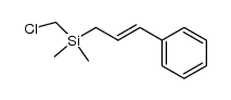 chloromethyl(cinnamyl)dimethylsilane结构式