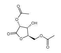2,5-O-diacetyl-D-ribonolactone Structure