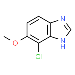 4-氯-5-甲氧基苯并咪唑结构式