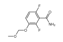 2,6-difluoro-3-(methoxymethoxy)benzamide结构式