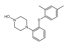 4-[2-(2,4-dimethyl-phenylsulfanyl)-phenyl]-piperazin-1-ol Structure