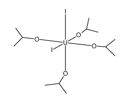UI2(O-i-Pr)2(HO-i-Pr)2 Structure