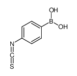 (4-isothiocyanatophenyl)boronic acid Structure