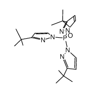 tris(3-tert-butylpyrazolyl)phosphine oxide结构式