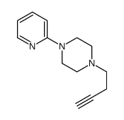 1-but-3-ynyl-4-pyridin-2-ylpiperazine结构式