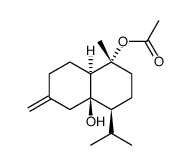 10-O-乙酰异水菖蒲二醇结构式
