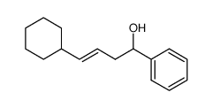 (E)-1-Phenyl-4-cyclohexyl-but-3-en-1-ol Structure