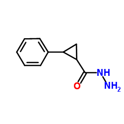 2-苯基-环丙烷羧酸肼结构式