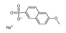 sodium,6-methoxynaphthalene-2-sulfonate Structure
