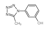 3-(5-甲基-1H-四唑-1-基)苯酚结构式