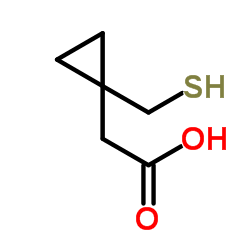 1-巯甲基环丙基乙酸结构式