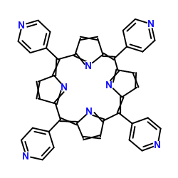 5,10,15,20-Tetra(4-pyridinyl)porphine structure