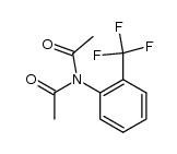 α,α,α-trifluoro-o-diacetotoluidide结构式
