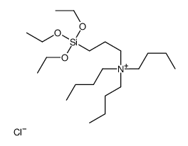 tributyl(3-triethoxysilylpropyl)azanium,chloride结构式