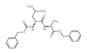 N-苄氧羰基-L-亮氨酰-L-丙氨酸苯酯结构式