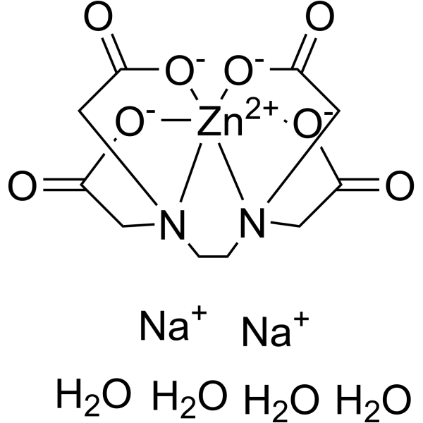 乙二胺四乙酸锌二钠,四水合物结构式