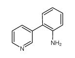 2-(吡啶-3-基)苯胺结构式