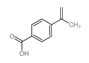 Benzoic acid,4-(1-methylethenyl)- Structure