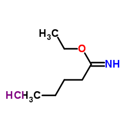 Ethyl pentanimidate hydrochloride (1:1) Structure
