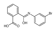 2-[(3-溴苯胺)羰基]苯甲酸结构式