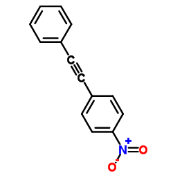 1-硝基-4-苯基乙炔苯结构式