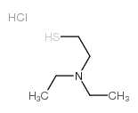 2-DIETHYLAMINOETHANETHIOL HYDROCHLORIDE Structure