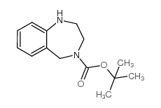 4-叔丁氧羰基-2,3,4,5-四氢-1H-苯并[E][1,4]二氮杂卓结构式