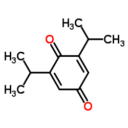 2,6-二异丙基-1,4-苯醌结构式