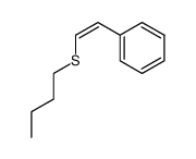 (Z)-2-(n-butylthio)vinylbenzene结构式
