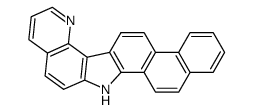 13H-naphtho[2,1-a]pyrido[2,3-g]carbazole结构式
