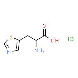 2-氨基-3-(噻唑-5-基)丙酸盐酸盐结构式
