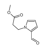 methyl 3-(2-formylpyrrol-1-yl)propanoate结构式