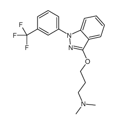 3-[3-(Dimethylamino)propoxy]-1-[3-(trifluoromethyl)phenyl]-1H-indazole structure