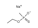 Na salt of O-ethylmethylthiophosphonic acid Structure