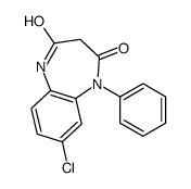 N-Desmethyl Clobazam Structure