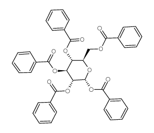 Α-D-五苯甲酸酰葡萄糖结构式