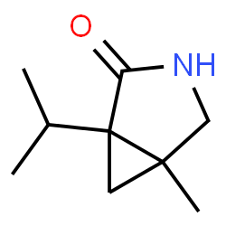 3-Azabicyclo[3.1.0]hexan-2-one,5-methyl-1-(1-methylethyl)-(9CI)结构式