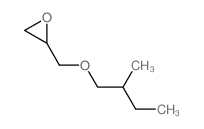 Oxirane,2-[(2-methylbutoxy)methyl]- Structure