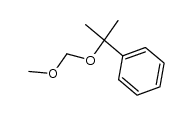 O-(methoxymethyl)-2-phenyl-2-propanol结构式