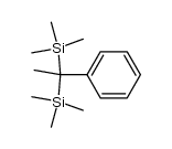 1,1-bis(trimethylsilyl)-1-phenylethane结构式