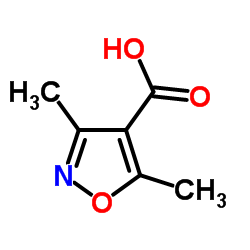 3,5-Dimethyl-1,2-oxazole-4-carboxylic acid Structure