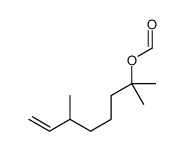 2,6-二甲基-7-辛烯-2-醇甲酸酯结构式