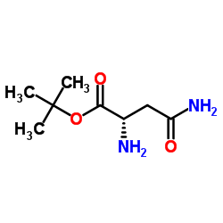 L-天冬酰胺叔丁酯结构式