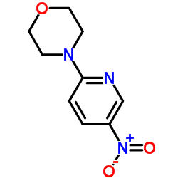 2-吗啉基-5-硝基吡啶结构式