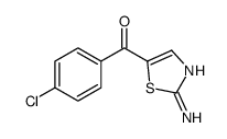 (2-氨基-5-噻唑)-(4-氯苯基)-甲酮结构式