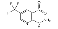 2-肼基-3-硝基-5-三氟甲基吡啶结构式