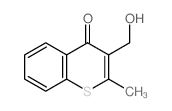3-(hydroxymethyl)-2-methyl-thiochromen-4-one结构式