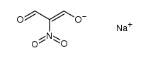 Nitromalonaldehyd-Natriumsalz-Monohydrat Structure