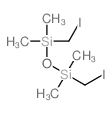 Disiloxane,1,3-bis(iodomethyl)-1,1,3,3-tetramethyl- structure