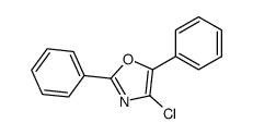 4-Chloro-2,5-diphenyloxazole Structure